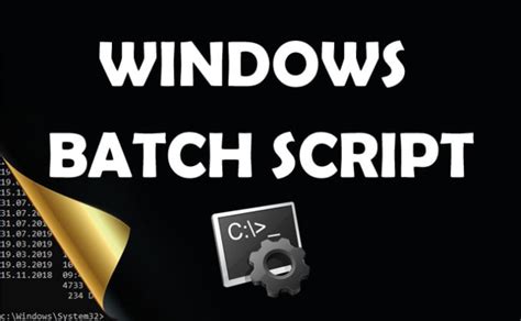 Write A Custom Windows Batch Script Aka Batch File By Albinsebastian