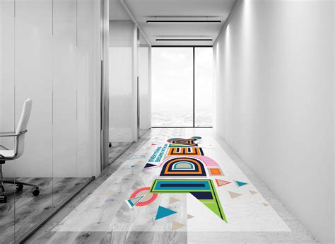 Printed Floor Stickers Cut To Any Shape More Than Just Print