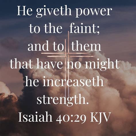 Isaiah 4029 Kjv Faith Verses Kjv King James Bible