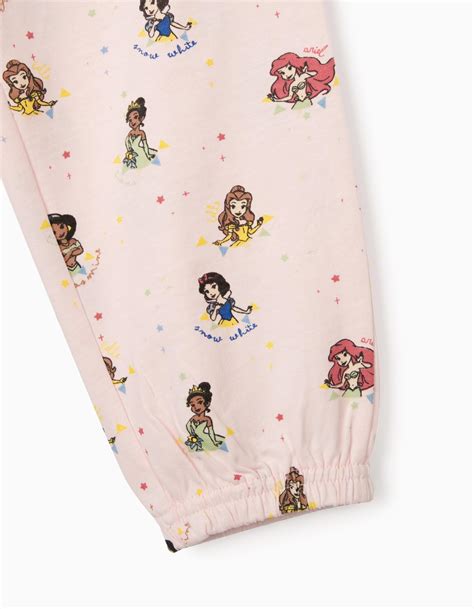 Pijama Para Menina Disney Princess Rosa Zippy Online