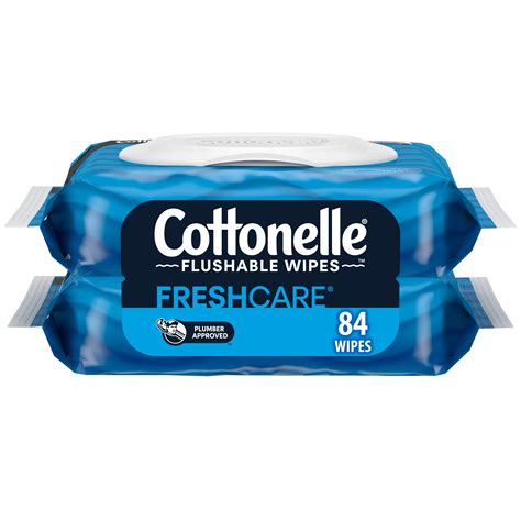 Cottonelle Fresh Care Flushable Wet Wipes Flip Top Packs Shop Toilet