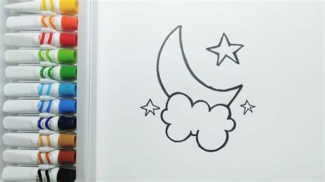 Gambar mewarnai berikut ini kami sediakan spesial untuk anda yang sedang mencari bahan gambar untuk diwarnai. Cara Menggambar dan Mewarnai Bulan dan Bintang untuk Anak ...