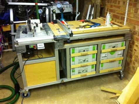 See more ideas about festool, woodworking, workbench. SysPort workbench (MFT CMS) + CMS based Router Table | Festool, Workbench, Festool cms