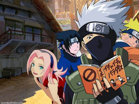 Team 7 Unites Naruto Sakura Sasuke And Kakashi