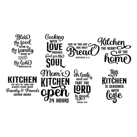 Kitchen Quotes Vector Art Icons And Graphics For Free Download