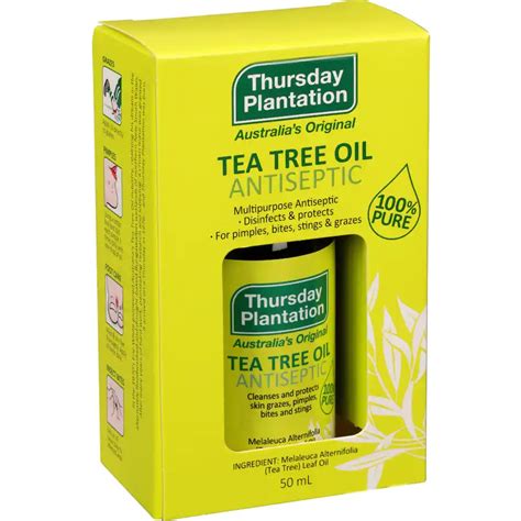 Buy Thursday Plantation Tea Tree Oil 100 Pure Online 10ml And 25ml