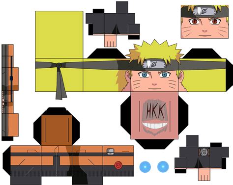 Naruto Paper Toy Free Printable Papercraft Templates