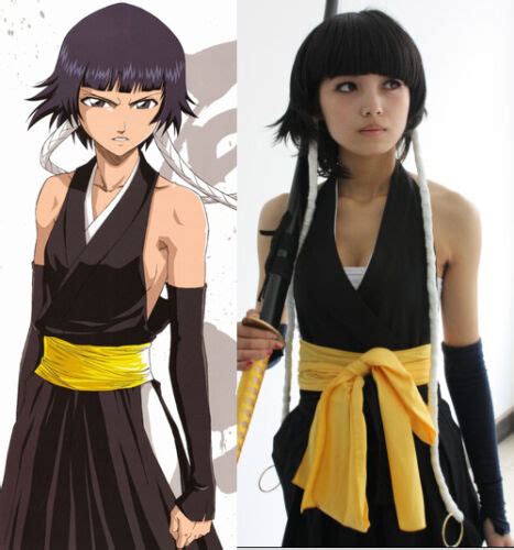 Bleach Soifon Soi Fon Sui Feng Cosplay Costume Kostüm Manga Kimono