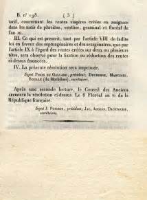 Loi Du 11 Germinal An Xi - Résolution du 1 avril 1798 (11 germinal an 6) - loi-1798-04-01