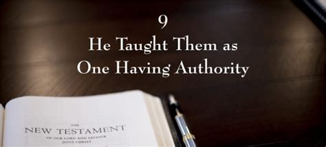 New Testament He Taught Them As One Having Authority Gospelstudy Us