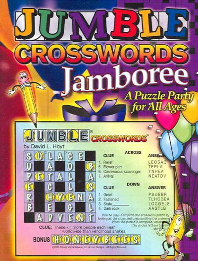 Jumble Crossword Jamboree A Puzzle Party For All Ages Jumble