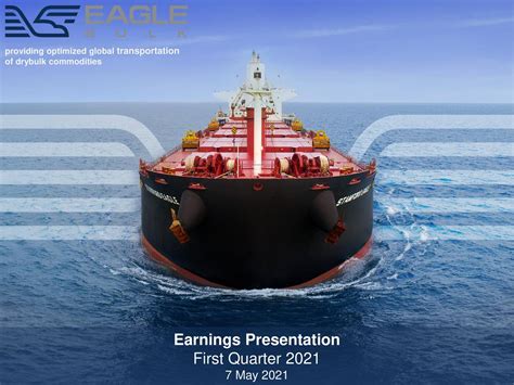Eagle Bulk Shipping Inc 2021 Q1 Results Earnings Call Presentation