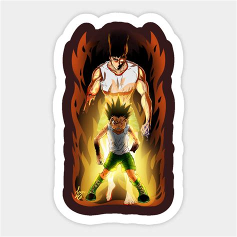 Tons of awesome gon transformation wallpapers to download for free. Gon - Transformation - Gon Freecss - Sticker | TeePublic