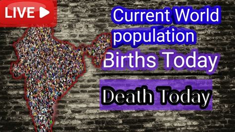 Current World Population Live Counter|| Current World Population Real ...