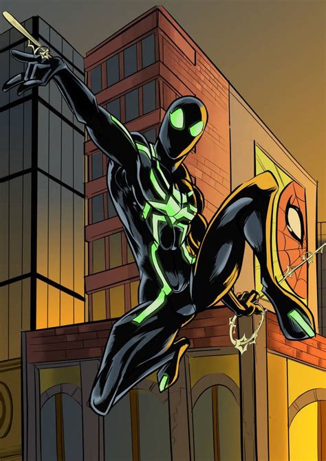 Artstation Spider Man Big Time Stealth Suit Fan Art Ph