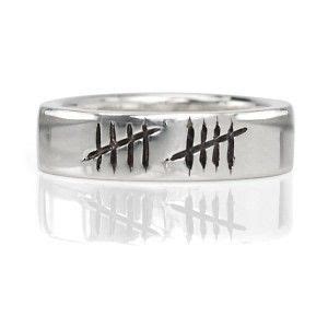 Men's 10k white gold black diamond (1/3cttw) ring. Hahahahaha!!! this is awesome for a man's 10 year ...