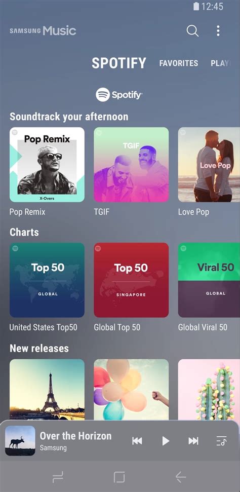 Samsung music is optimized for samsung android device and provides a powerful music play functionality and the best user interface. Samsung Music updated with new design and Spotify ...