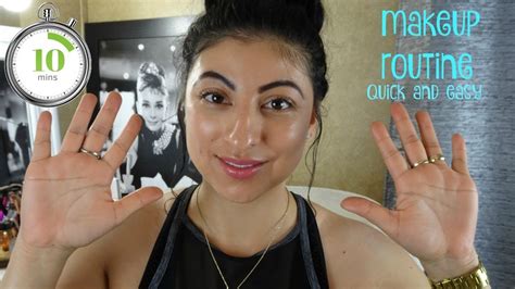 My Minute Makeup Routine Quick Easy Youtube