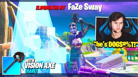 Faze Sway Pickaxes This Pro He Turns Toxic Bughas Squad Reveals