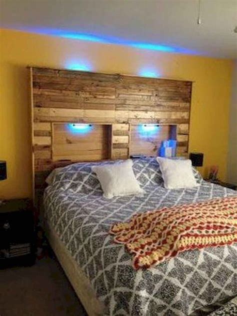 60 Most Creative Diy Projects Pallet Headboards Bedroom Design Ideas In