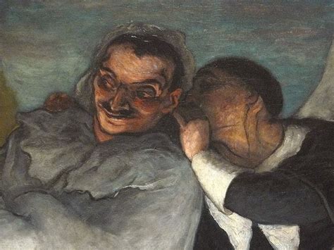 DAUMIER Honoré,1864 - Crispin et Scapin (Orsay) - Detail ...
