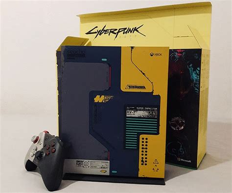 Xbox One X Cyberpunk 2077 Edition Console Stars In A Photo Shoot