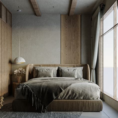Artstation Bedroom Design Wabi Sabi Style
