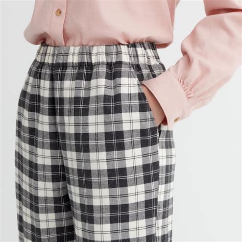 Flannel Checked Pants Uniqlo Us
