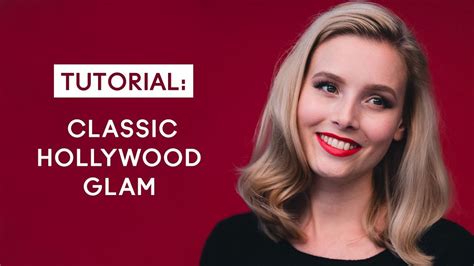 Hollywood Glam Hair And Makeup Tutorial Youtube