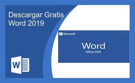 Descargar Gratis Word 2019 Descargar Word Gratis