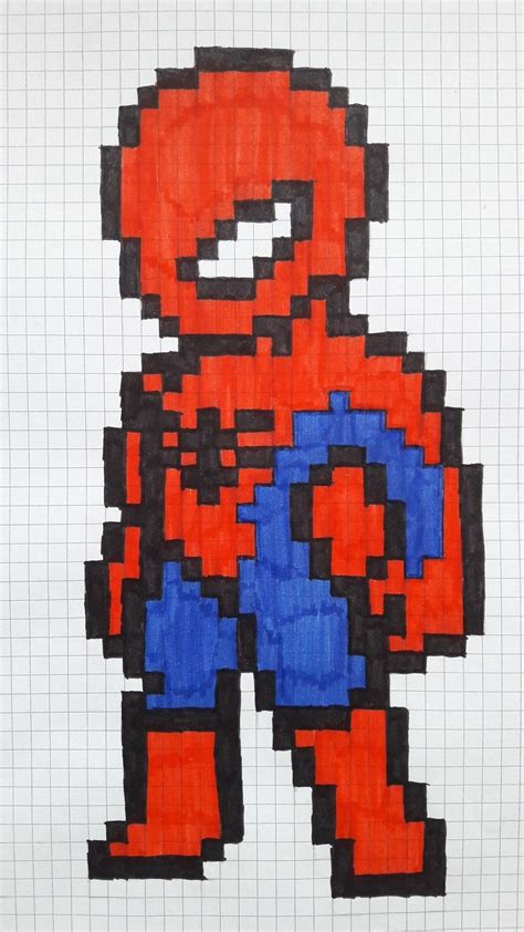 Pixel Art Easy With Grid Minecraft Daffy Dlf Pixelart Pixel Art Grid