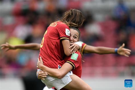 2022 FIFA U-20 Women's World Cup semifinal match: Spain vs. the 