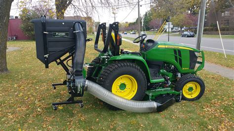 Lawn Vacuum And Dump Cather For Utility Tractors Pv18 Pto Protero Inc