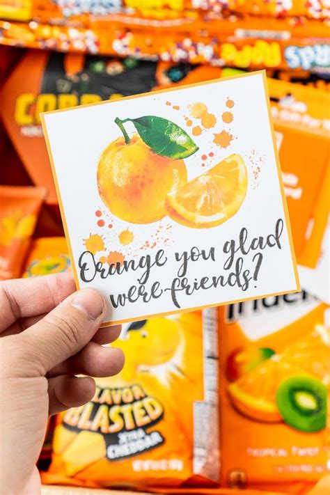 These Orange You Glad Printable T Tags Are So Cute Add Them To Some