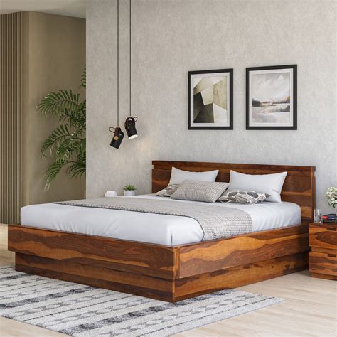 Modern Simplicity Solid Wood Platform Bed Frame