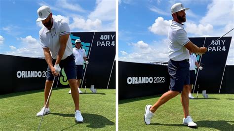 Dustin Johnson Seen Wearing Footjoy Shoes After Adidas Split Golf Monthly