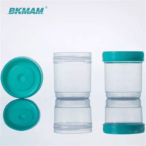 Screw Cap Urine Container Sterile Transparent Specimen Bottle 20ml 40ml