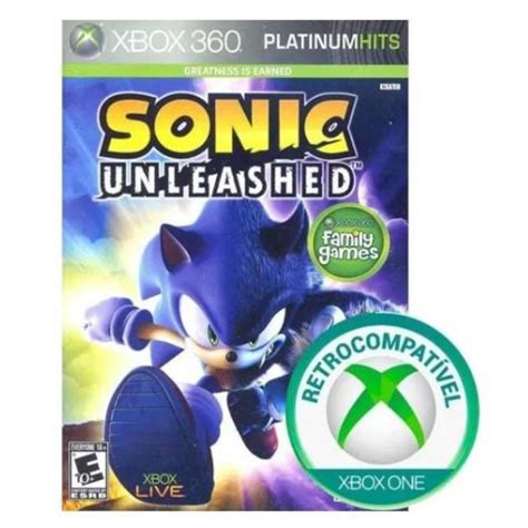 Jogo Sonic Unleashed Xbox 360 One Kabum