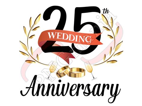 Update More Than 124 25th Wedding Anniversary Logo Png Vn