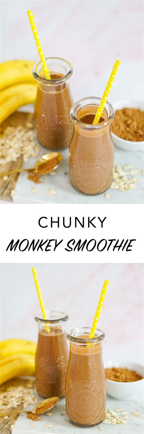 Chunky Monkey Smoothie The Edgy Veg