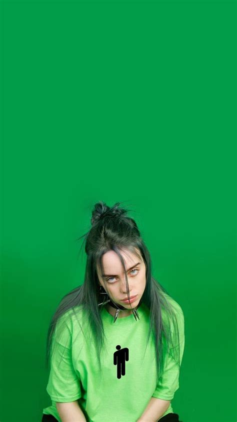 #billie eilish #billie eilish lyrics #billie eilish lyric edit #billie eilish wallpaper #billie eilish lockscreen #billie eilish aesthetic #aesthetic #wallpaper #lockscreen #red #yellow #black and white #blue #vaporwave #holographic #iphone. Billie Eilish Green Wallpapers - Wallpaper Cave