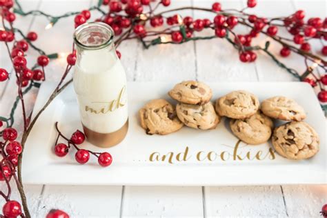 Diy Milk And Cookies For Santa Plate Set Confessions Of Parenting