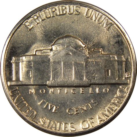 1954 S Jefferson Nickel 5 Cent Piece Bu Uncirculated Mint State 5c Us