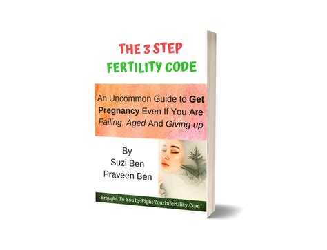 The 3 Step Fertility Code Fight Your Infertility