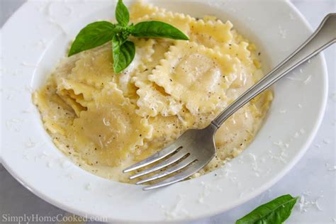 Easy Four Cheese Ravioli 15 Minute Meal Simply Home Cooked