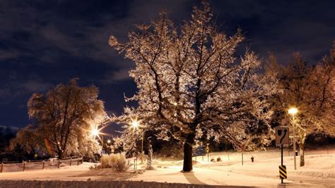Free Wallpapers Most Beautiful Winter Night Places Hq
