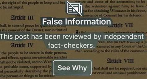 Fact Check Facebook Third Party Fact Checkers Did Not Rate The Bill Of