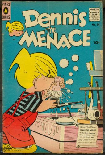 Dennis The Menace 24 1957 Pines Vg Ebay