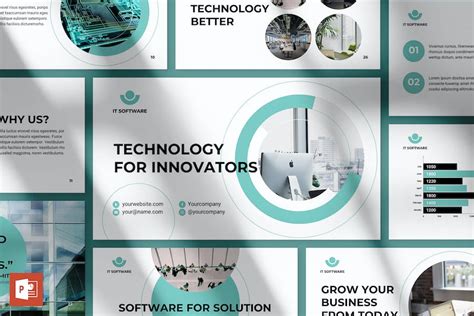 It Software Powerpoint Presentation Template Presentation Templates