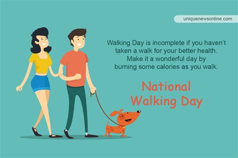 National Walking Day 2023 Quotes Images Messages Greetings Sayings